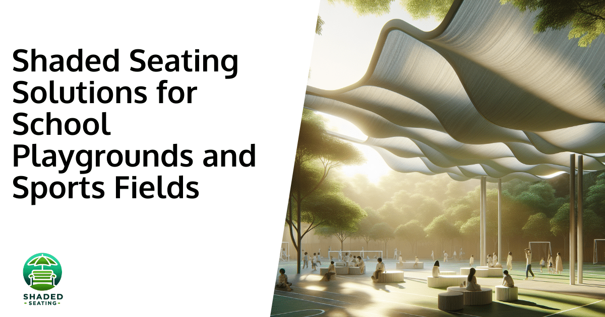Shaded Seating Solutions for School Playgrounds and Sports Fields