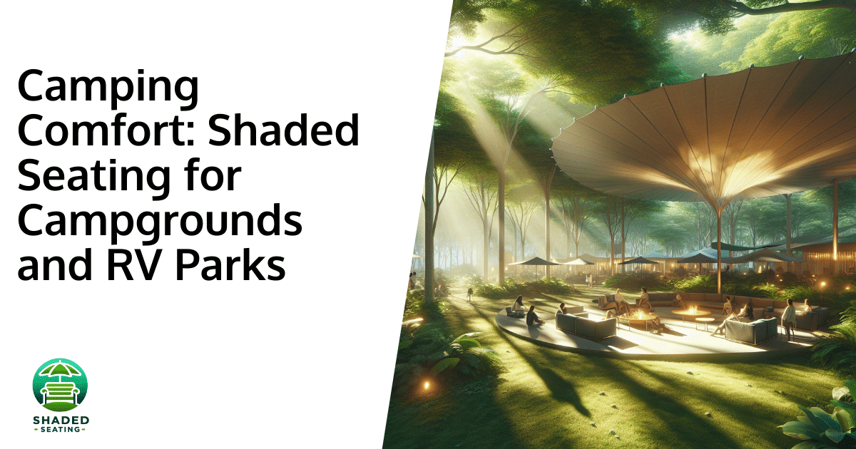 Camping Comfort: Shaded Seating for Campgrounds and RV Parks
