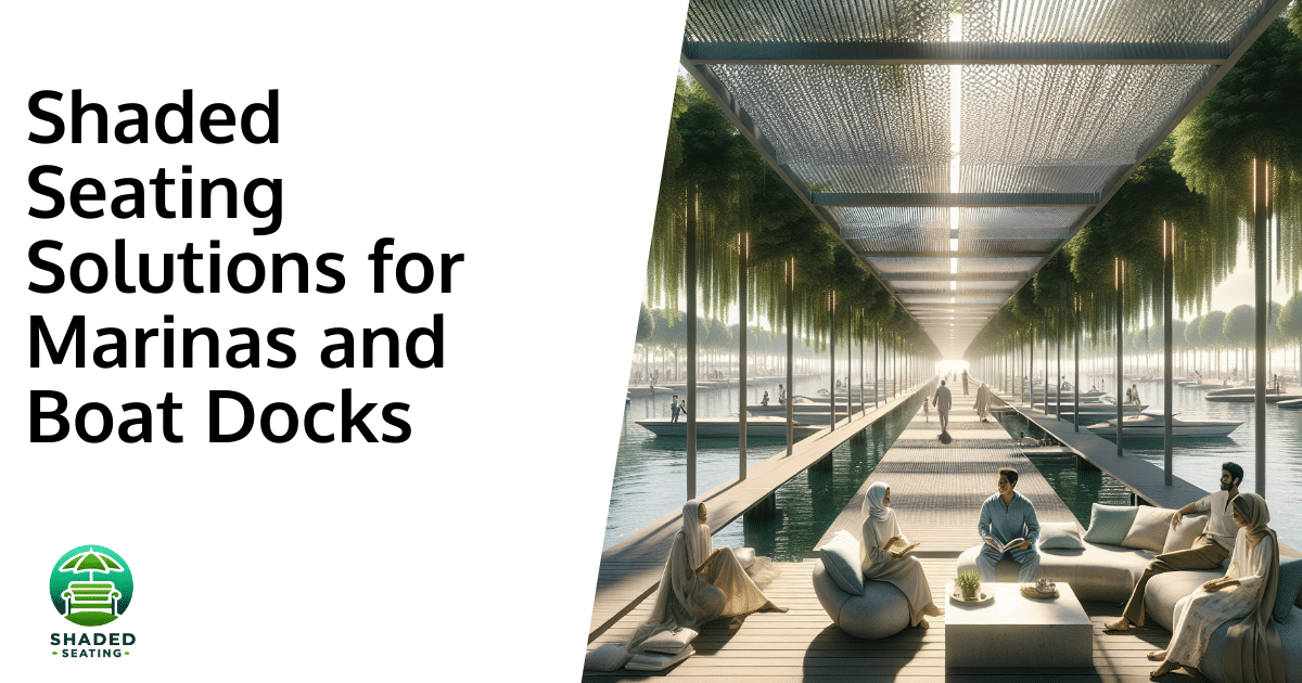 Shaded Seating Solutions for Marinas and Boat Docks
